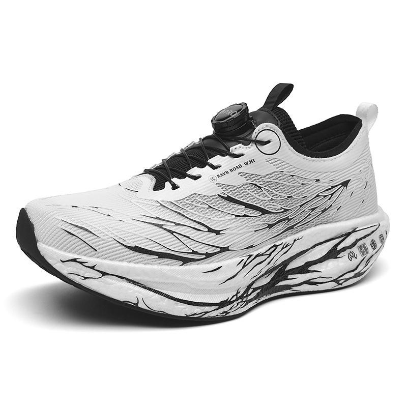 Luminous Lightweight Carbon Plate Running Shoes for Parent-Child Sports and School Racing