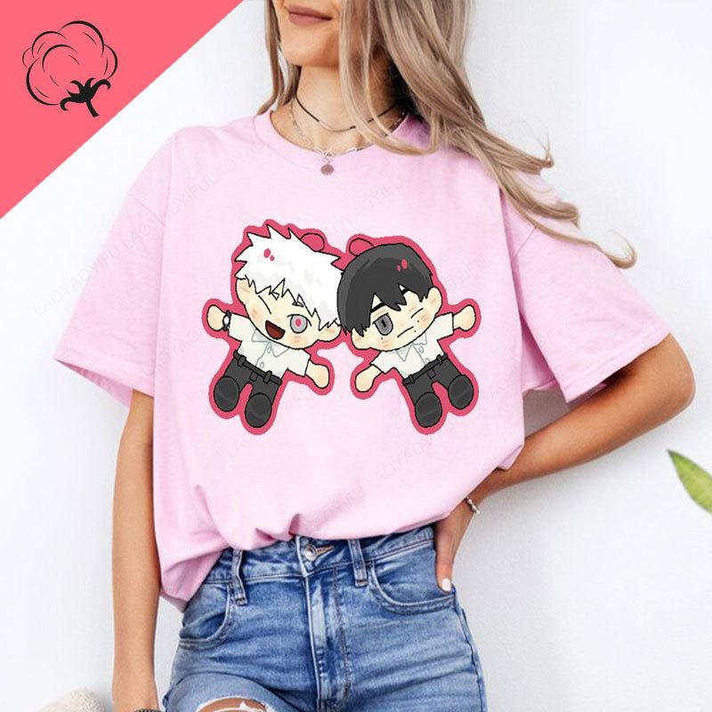 The Summer Hikaru Died Ga Shinda Natsu Aninme Shirt Cotton Crewneck Popular Hot Sale Cartoon Streetwear Harajuku Camisa Clothes