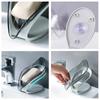1Pcs Leaf Soap Dish For Bathroom Shower Portable Non-slip Drain Soap Holder Plastic Tray Bathroom Accessories