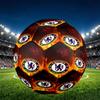 football club F.C Print Size 5 Soccer Ball, PU Wear Resistant Football for Match Training and Daily Practice, Birthday Gift for Soccer Fans