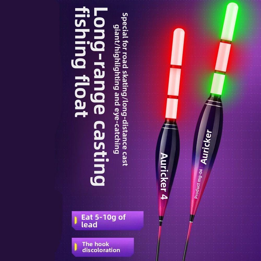 Anzeigelicht Schwimmer Boje Biss Rockfischen Posen 2025 Elektronischer Angelpose Kurzer Schwanz