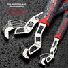 New Self-locking Universal Wrench Multi-function Large Diameter Open Wrenchs Bathroom Pipe Wrench Movable Bathroom Wrench