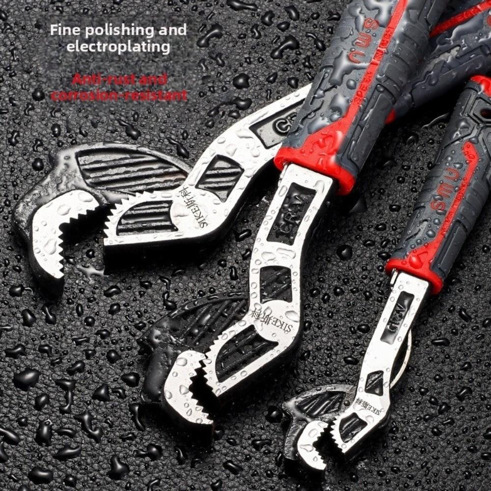 New Self-locking Universal Wrench Multi-function Large Diameter Open Wrenchs Bathroom Pipe Wrench Movable Bathroom Wrench