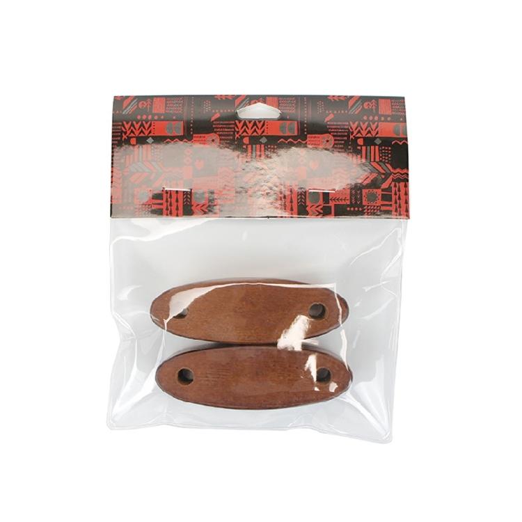 2Pcs Multifunctional Wooden Rope Adjuster Light Weight Practical Clothesline Adjusters Rope Tightening Stopper Tensioner 1