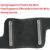 Elastische Handgelenkbänder, 1 Paar Handgelenkbänder mit Federunterstützung, verstellbarer Handgelenkauflagenschutz für Sportschutz, tägliche Fitness und Aktivitäten