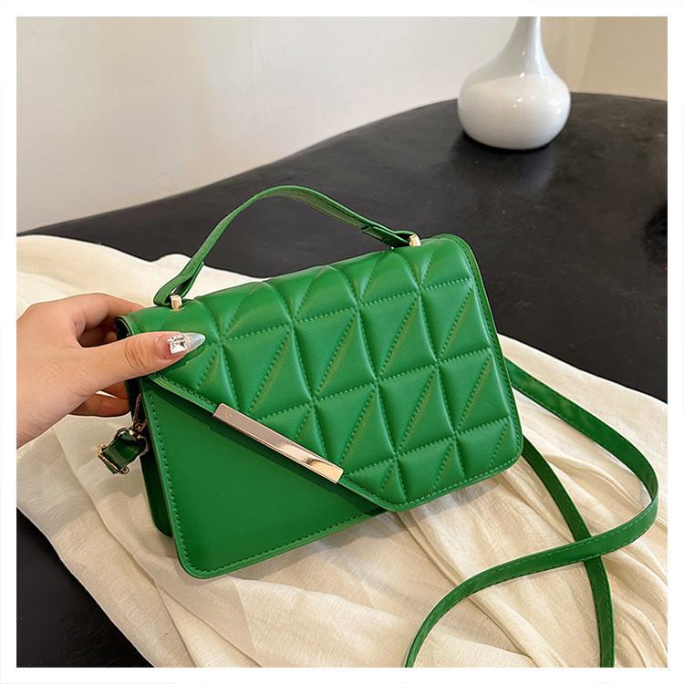 Stylish Ladies Quilted Pu Shoulder Bag Charming Small Crossbody Purse For Casual Travel
