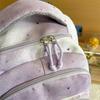 Color Block Women's Backpack Student Schoolbag Large Capacity Star Print Backpack