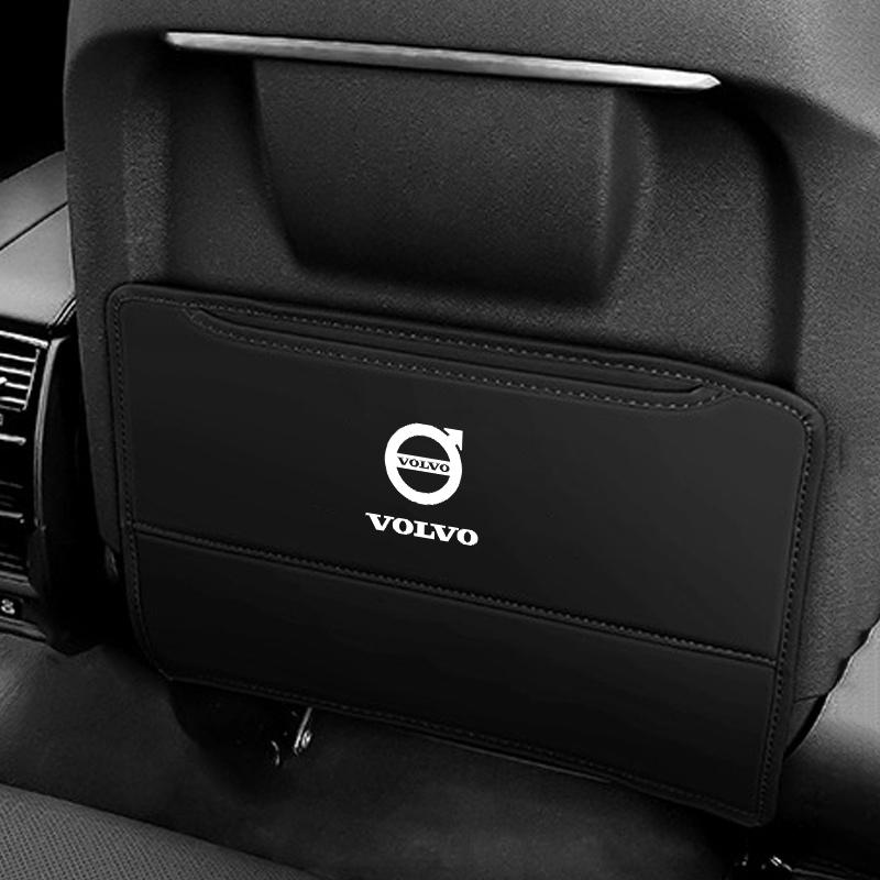 Tappetino Protezione Schienale Sedile Auto in Pelle Anti Calcio Previene Sporco per Volvo V60 V40 XC90 S60 XC60 V50 V70 S90 XC40 S80 T6 V90 EX30