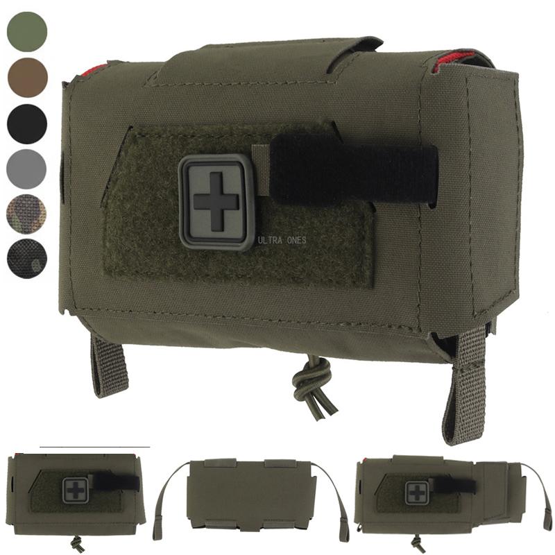 Outdoor Hunting Compact Trauma Pouch Ambidextrous Rapid Deployment Tactical Medical First Aid Bag EDC Molle Pouch