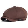 Șepci casual de vară-primăvară pentru băieți de ziar, respirabile, de exterior, retro, berete, pălărie octogonală, șepci plate uni la modă