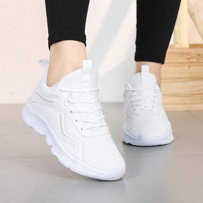 Nouvelles chaussures de course antidérapantes chaussures de sport à corde à sauter pour femmes à semelle souple, maille haute élasticité, chaussures de course décontractées polyvalentes et légères