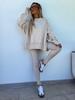 2026 New Spring Women's Casual Skinny Pants Loose Hoodie Set 2 Piece Outfit