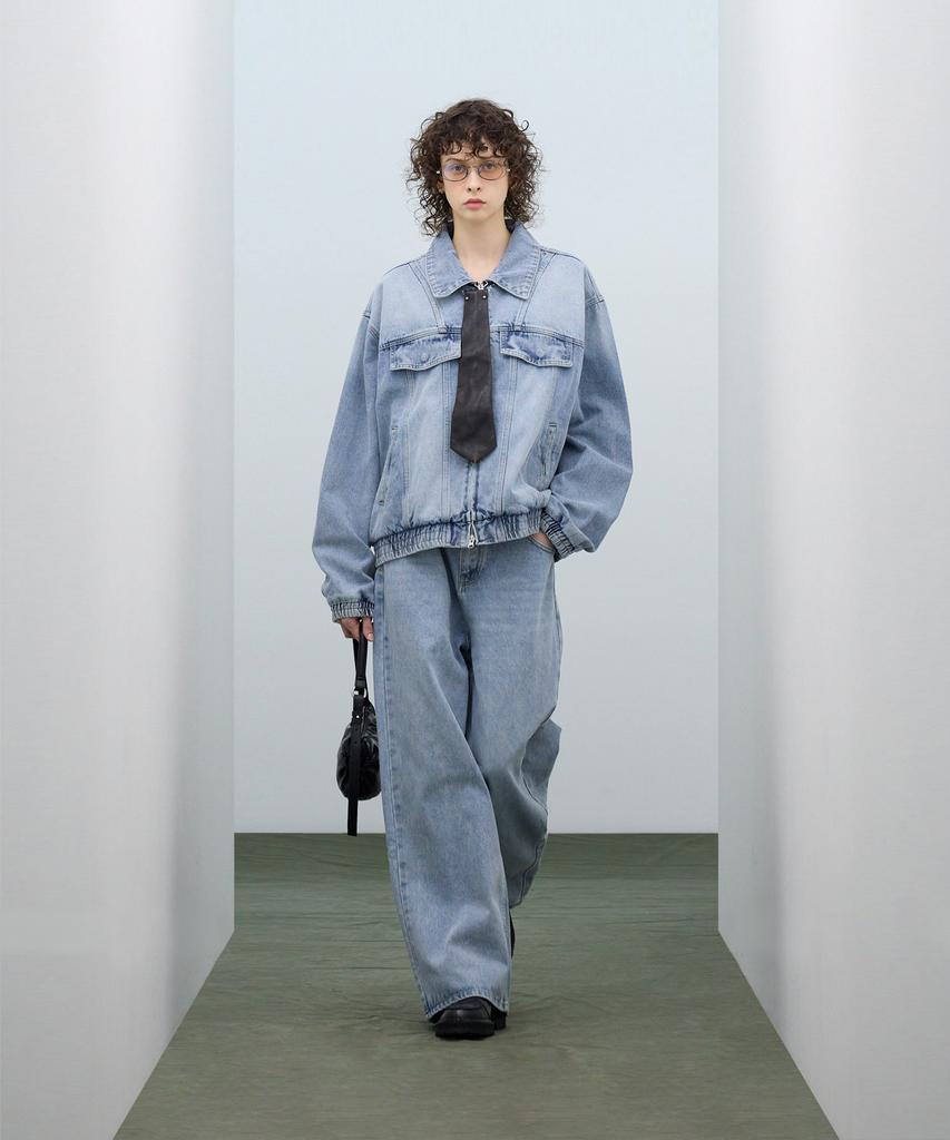 Standarderror 87-Stan119 [Classic] Vintage Washed Work Denim Jacket Light Indigo