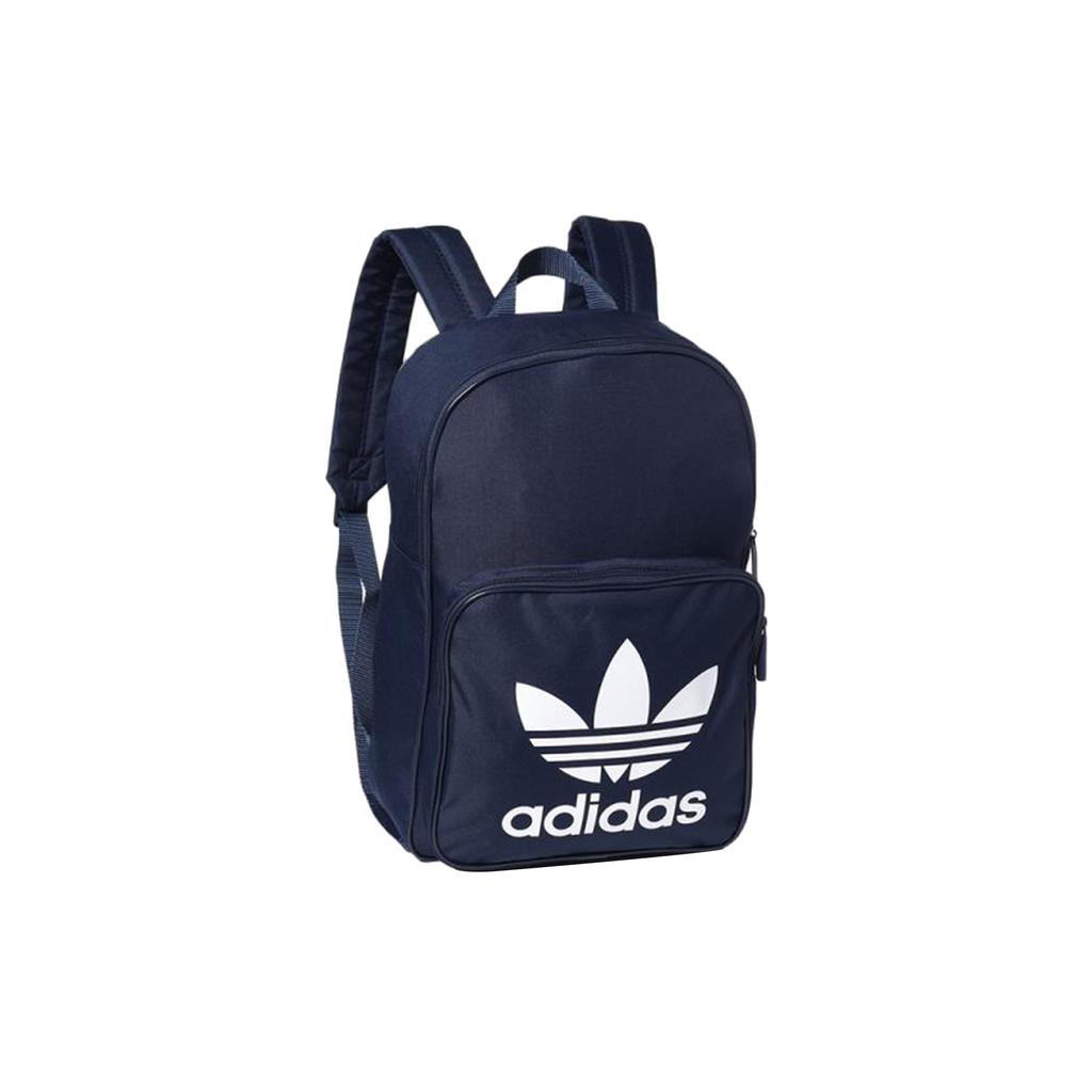 Adidas Originals Logo Polyester Backpack Unisex Backpacks Blue DW5189