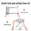 OIMG Fishing Camping Stool with Backrest