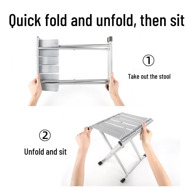 OIMG Fishing Camping Stool with Backrest