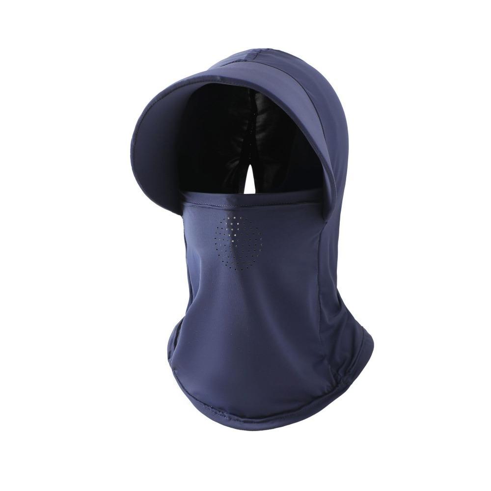 Breathable Visor Cap with Shawl Sunscreen Hat New Pullover Cap Outdoor Sports