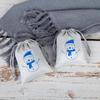 50/100Pcs Personalizd Jewelry Drawstring Flannel Bag Ring Earrings Bracelet Perfume Keychain Cosmetic Packaging Velvet Pouches