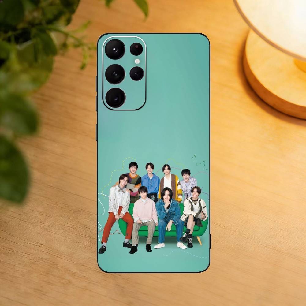 

Japanese Idol T-Timelesz Phone Case For Samsung S25,24,23,22,30,21,10,9,Ultra,Plus,Lite Soft Black Case Samsung S21fe