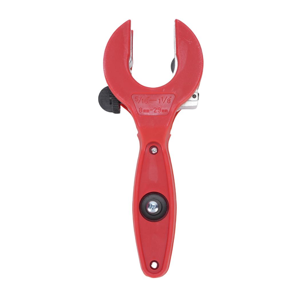 Ratcheting Tubing Cutter 2 In 1 Compact Pipe Cutters for Cutting PPR and Plastic Hoses 1 4in To 7 8in Copper PVC Metal