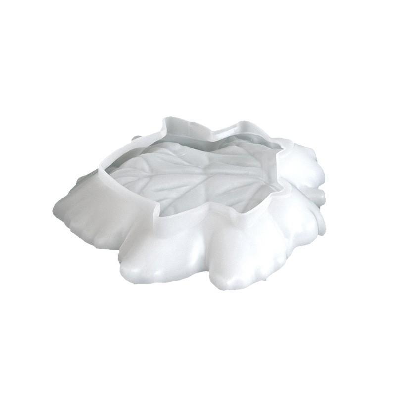 3D Leaf Ash Tray Resin Mold Silicone Tray Resin Casting Mold Jewelry Container Art For Diy Resin Coasters Cup Mats