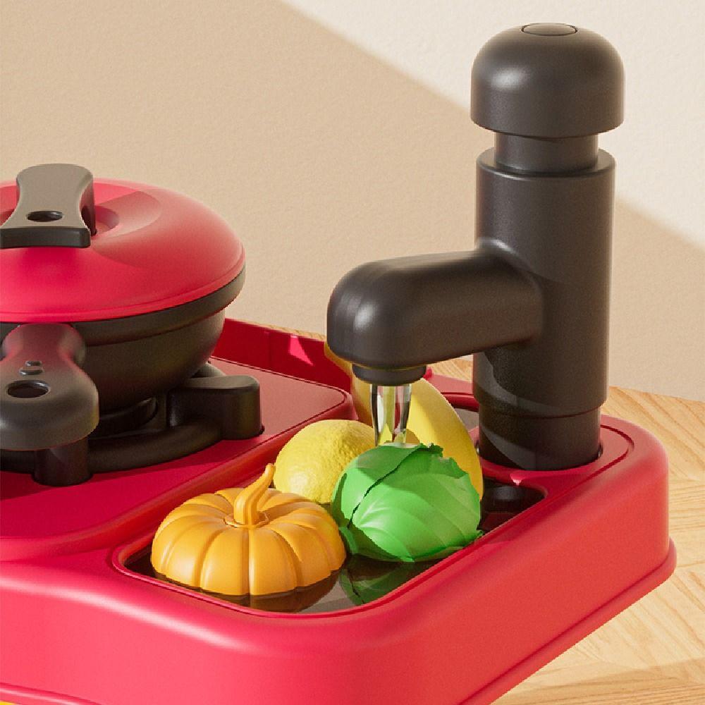 Colorful Simulation Kitchen Play Toys DIY Afternoon Tea Toy Set  Pretend Play