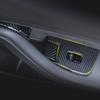 Car Window Lifter Switch Buttons Decorative Cover Trim Sticker For Tesla Model 3Carbon Fiber ABS Decoration  2017-