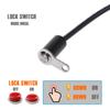 CNC Motorcycle Headlight Fog Light ON/OFF Manual-return Lock Switch Button 3A
