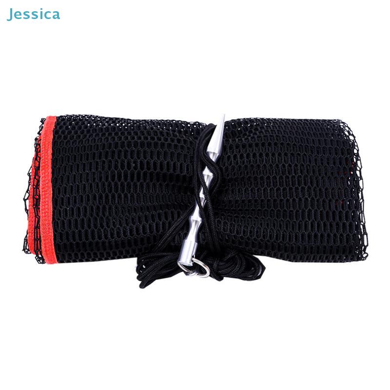 Fishing Catch Bag - Breathable Mesh Net With Adjustable Rope For Anglers
