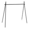 Hanging Shelf Black Tripod Structure Folding Hanging Rack with Storage Bag for Outdoor Camping Traveling Picnic