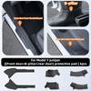 For Tesla Model Y Juniper 2026 2025 Front Rear Door Sill Protection Pads Automotive Interior Suede Protective Pad Accessories