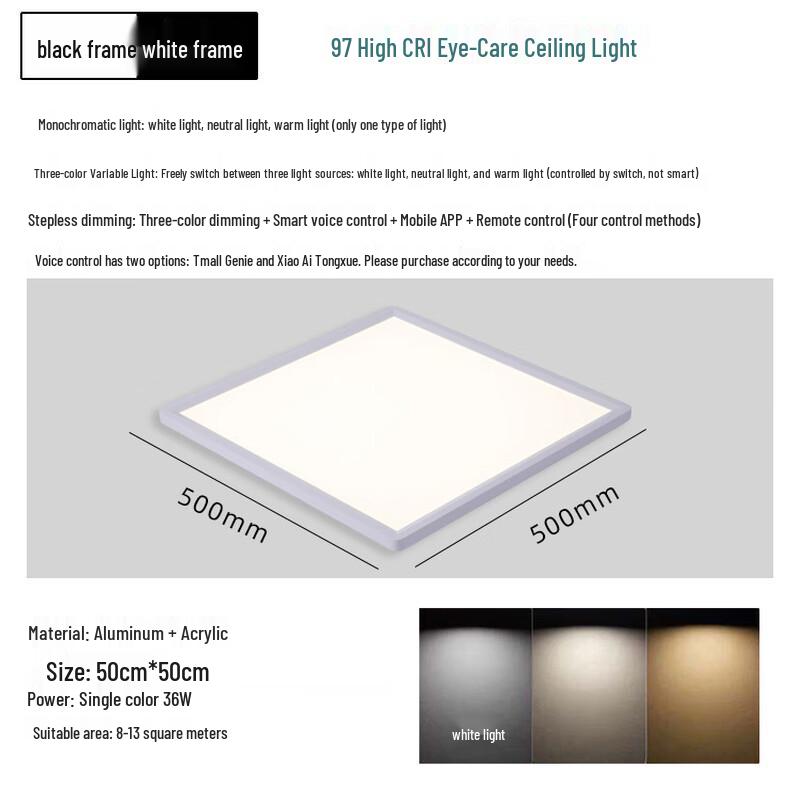 Ultra-Thin Eye-Protecting LED Ceiling Lamp