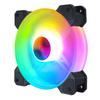 12cm Desktop PC Computer for Case Cooling Fan LED Lights Color Changing RGB Chassis Fan Controller Remote Control