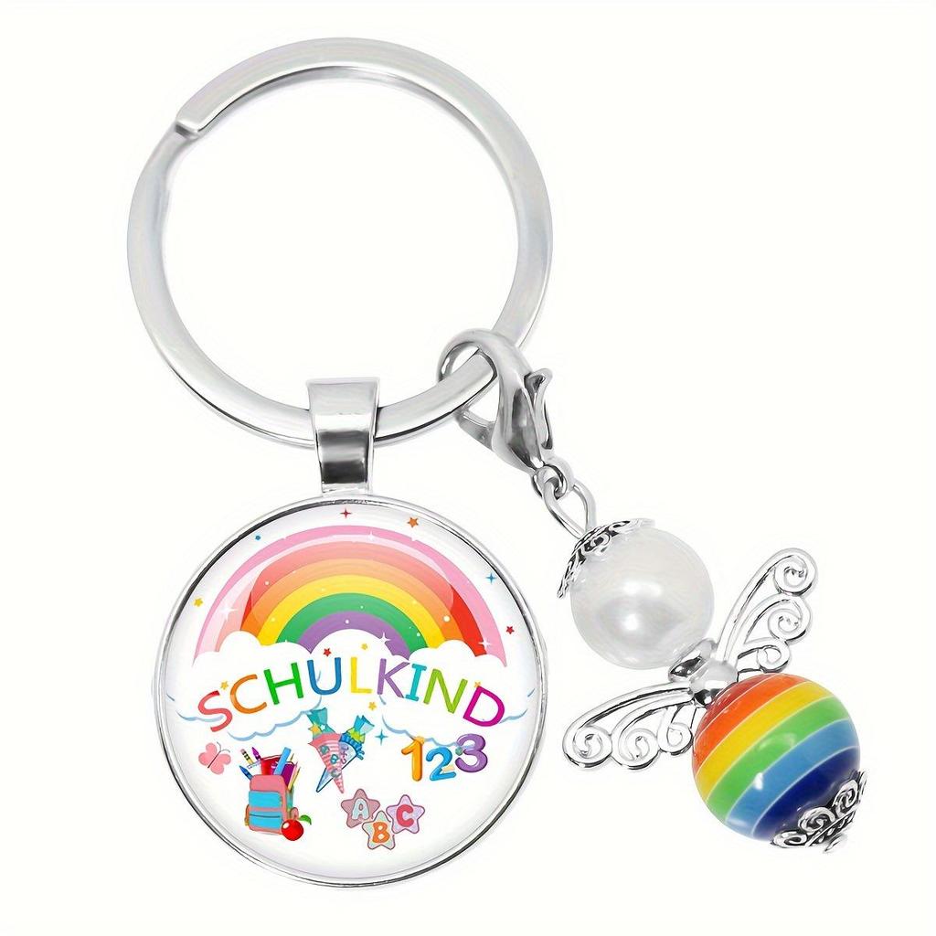 German Bee Angel Educator Back-to-School Schulkind Keychain Pendant Gift