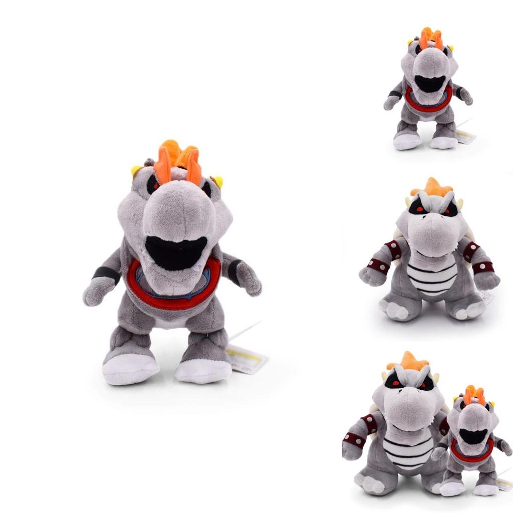 Super Mario Bones Fire Dragon Plush Toy High Quality And Exquisite Workmanship