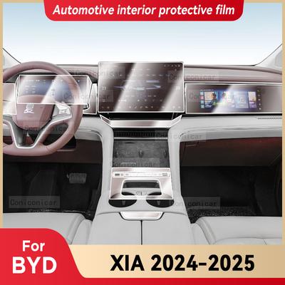 Pour BYD XIA 2025 Panneau de Bord de Voiture Navigation Intérieur Automobile Film Protecteur TPU Autocollant Anti-Rayures Protéger