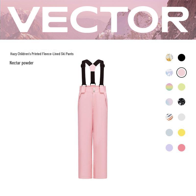 VECTOR Kids' Winter Ski Pants - Thick, Warm, Cold-Resistant for Boys and Girls