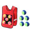 Parent-child Ball Toy Adhesive Exquisite Workmanship Elastic Waistcoat Dodgeball Toy for Game