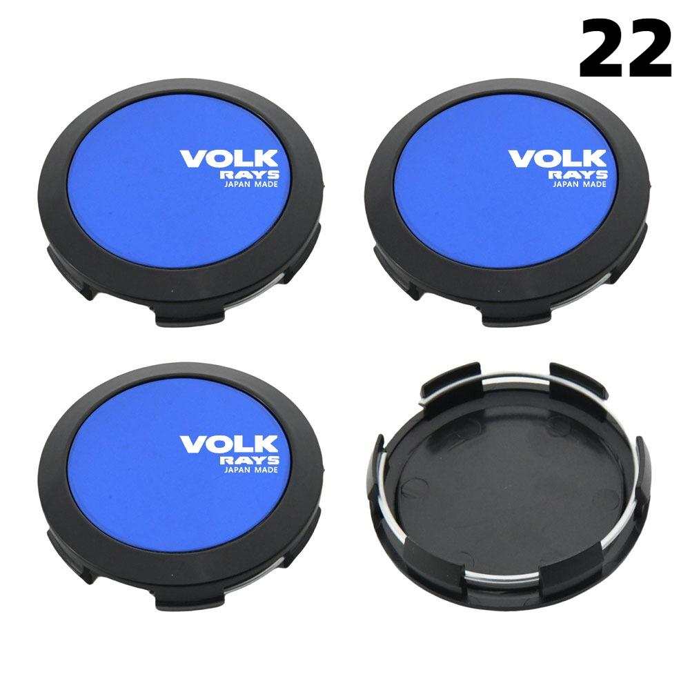 4 STKS 64 MM Buiten Diameter / 62 MM Binnen Diameter Velgdopjes RAYS VOLK VR GRAM Logo Wiel Center Dop Wieldeksel Naafdoppen Sportauto Band Accessoires