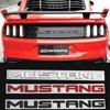 1Pc Metal Mustang Car Body Letter Sticker Rear Trunk Decal Decoartion for Mustang Shelby GT 350 15-18 Exterior Accessories