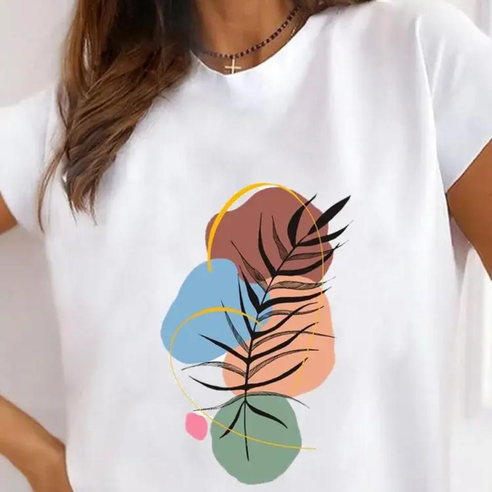 Plus Size Graphic Tee Clothes 90s Sweet Love Heart Valentine Ladies Print T Clothing Summer Female Women's Short Sleeve T-shirts