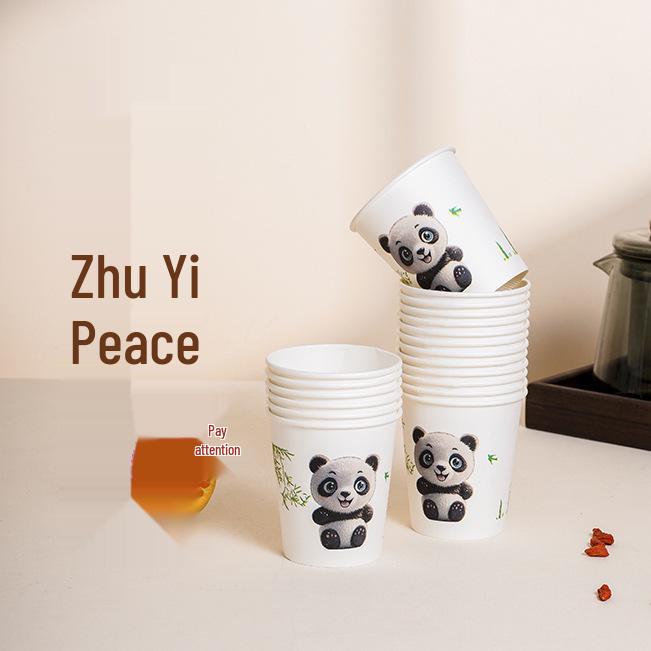 Durable Thickened Disposable Paper Coffee Cups for Home, Office, or Commercial Use