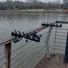 Fishing Rod Holder Storage Rack For Boats And Truck Railings Stores With 6 Rod Capacity Light Weight And Compacts Design