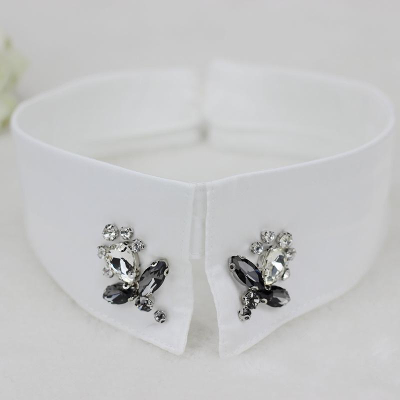 Perfekte Übereinstimmung Perlen Damen Falscher Kragen Hemd Spitze Abnehmbarer Kragen Für Damen Fake Kragen Abnehmbar Kleidung Accessoires Nep Kragen Halsband