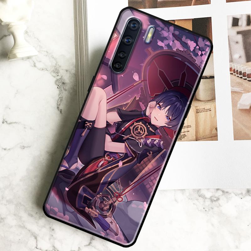 Scaramouche Genshin Impact Case For Oppo A18 A38 A58 A78 A98 A40 A60 A80 A16 A76 A96 A15 A17 A77 A74 A94 A54 A57S Cover