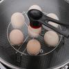 Stainless Steel Egg Steamer Household Boiled Egg Tray Kitchen Utensils Three-legged Waterproof Steaming Rack Egg Storage Rack