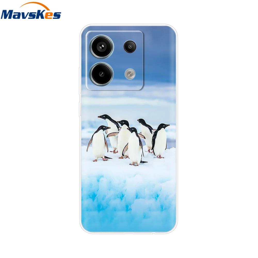 Etui do Xiaomi Redmi Note 13 Pro 5G Urocze Serduszko Miłości Silikonowe Miękkie Pokrowiec na Telefon Dla Redmi Note 13 5G Coque Etui Redmi Note13 Przezroczyste