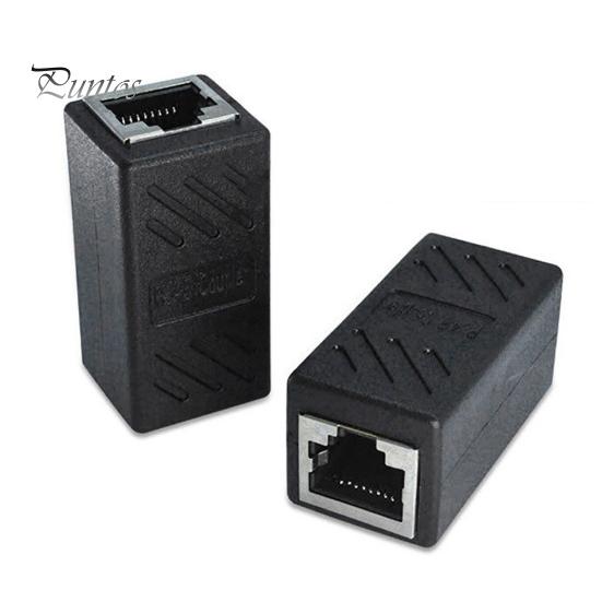 2 Stücke RJ45 Buchse Koppler Cat5/Cat6 LAN Ethernet Kabel Extender Adapter Stecker