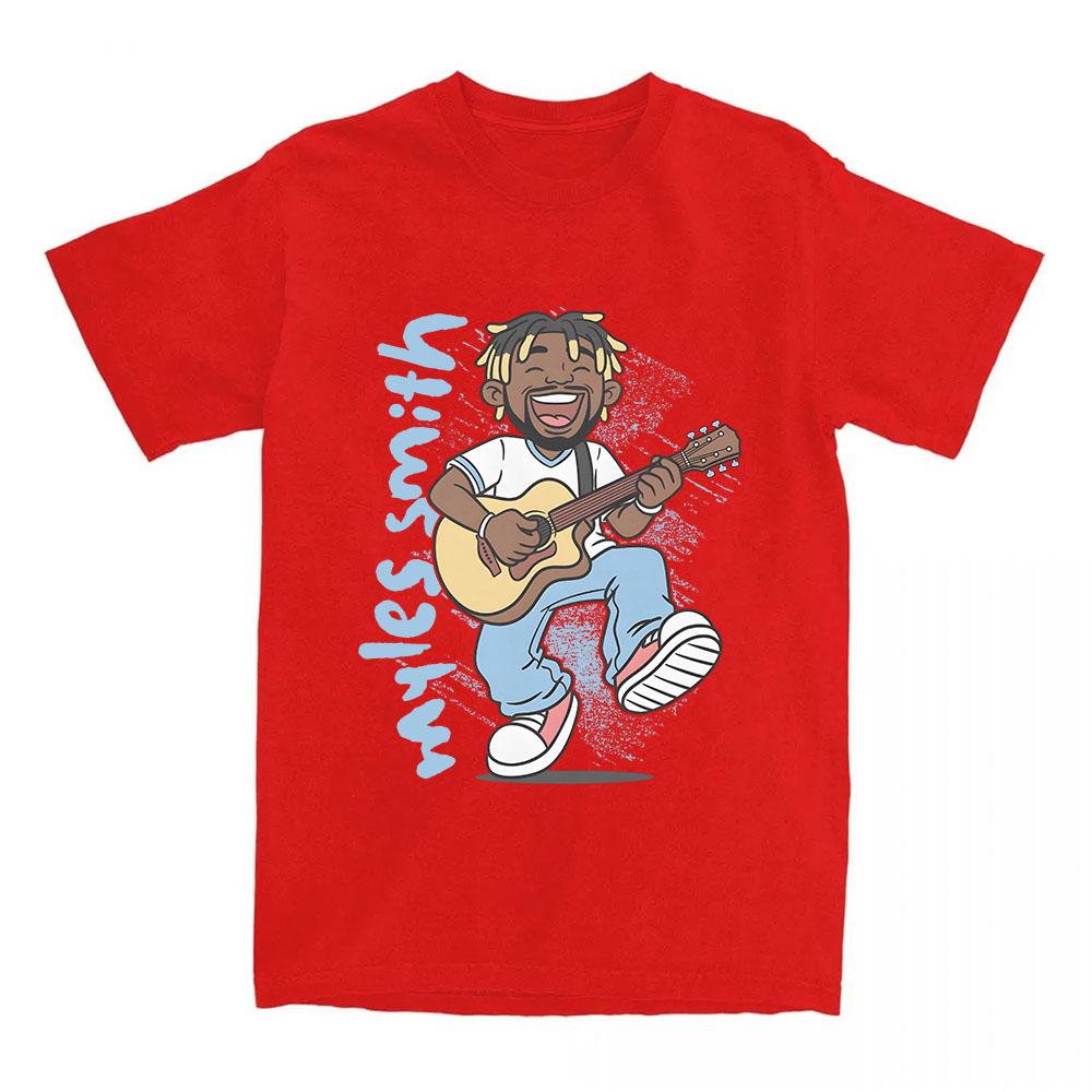 

Myles Smith My Mess, My Heart, My Life T-shirt Singer Design Fashion Female Tshirts 100%Cotton Anime T-shirt Graphic T-shirt Band T-shirt Summer tops XS червоний