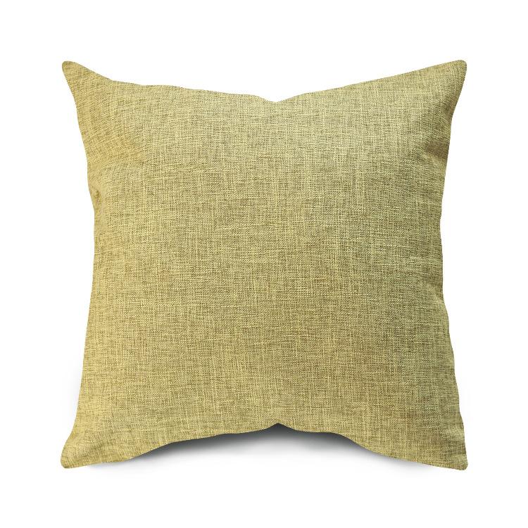 Pevná povlak na polštář z lnu a bavlny Jednoduchý povlak na polštář Severský Boho dekor Accentuální povlak na polštář na pohovku 45x45 cm 2 ks